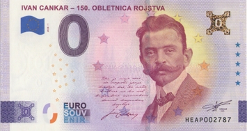 0€ IVAN CANKAR - 150. OBLETNICA ROJSTVA ZLATI PRITISK